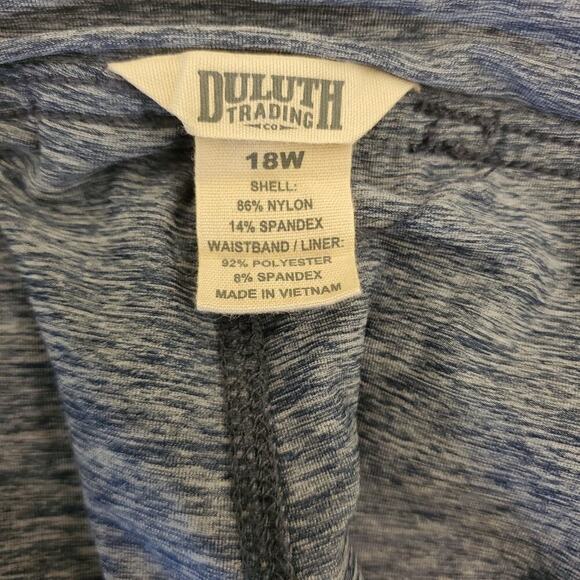 DULUTH TRADING CO. Skort Size 18W Blue - Picture 6 of 9